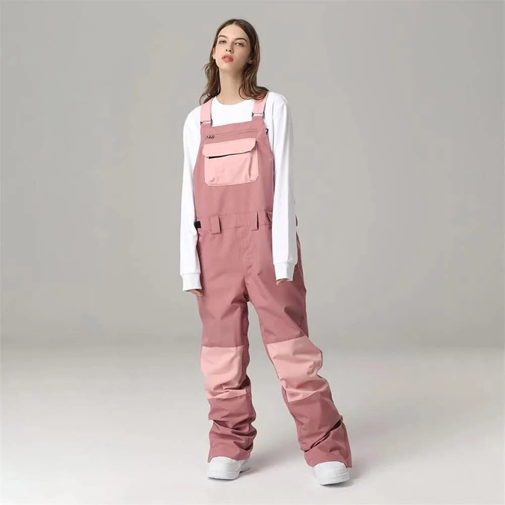 YEEFINE Women & Men's Ski Snow Bib Pants Insulated Waterproof Winter Warm Outdoor Snowboarding Overalls