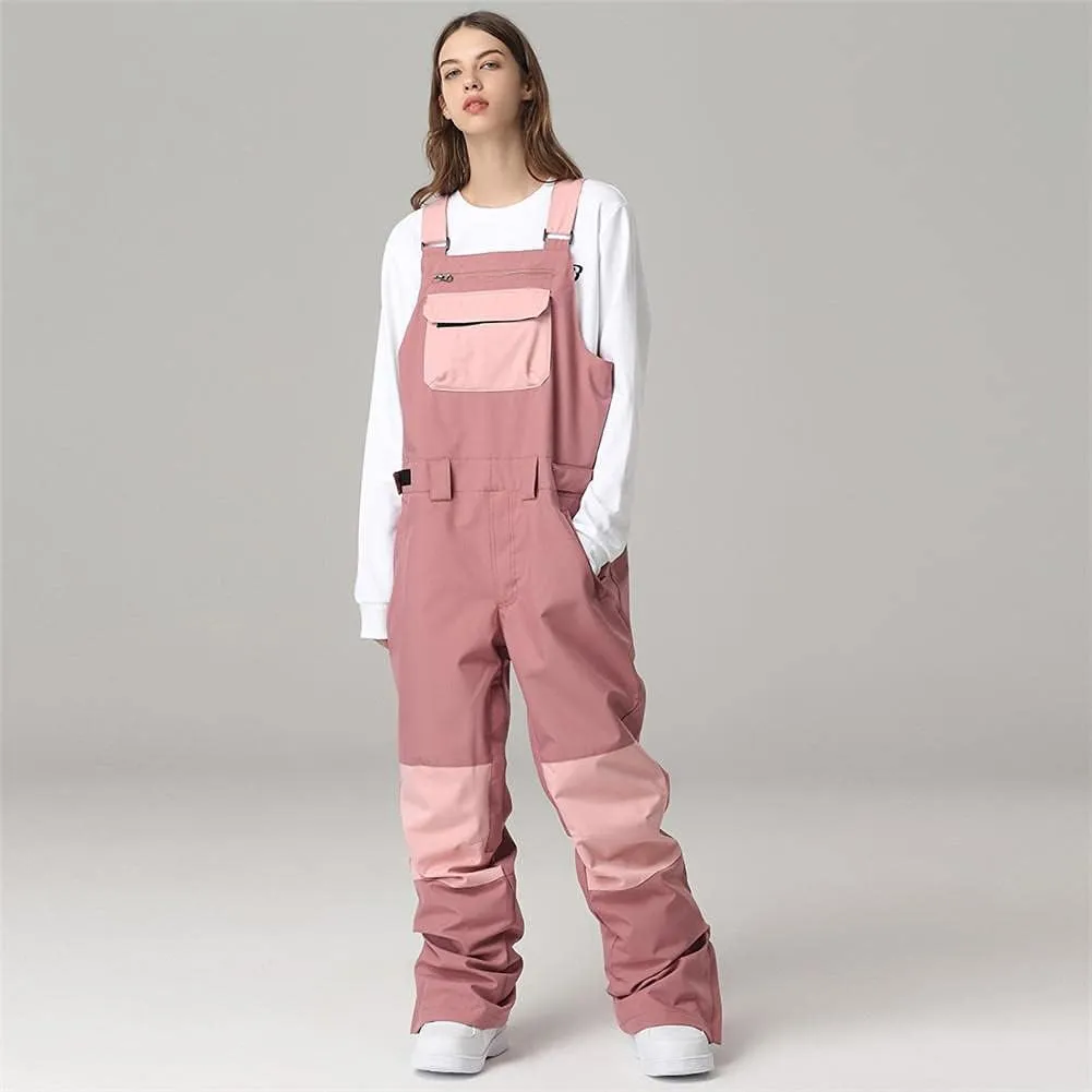 YEEFINE Women & Men's Ski Snow Bib Pants Insulated Waterproof Winter Warm Outdoor Snowboarding Overalls