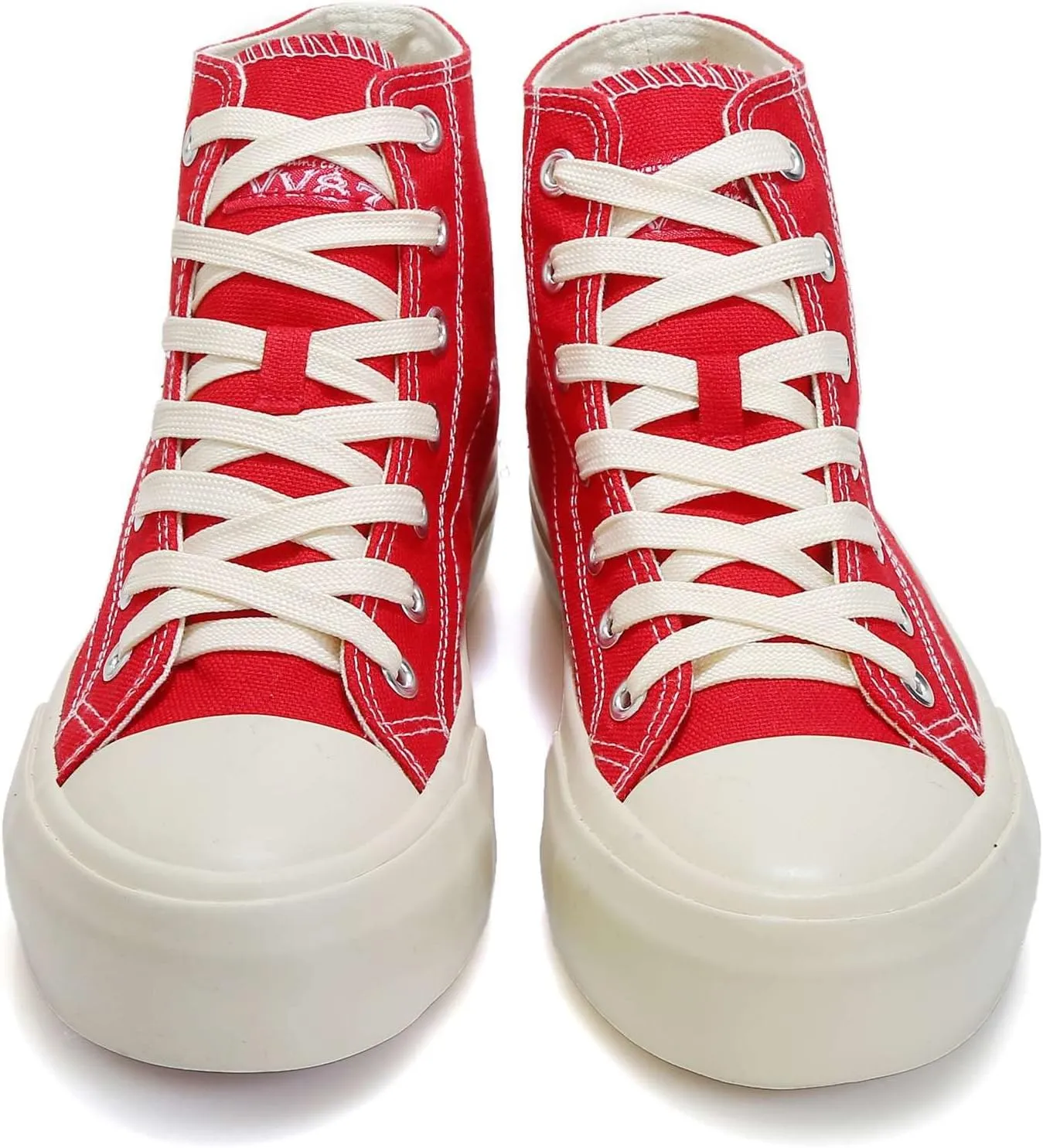 YYSPR Women’s Fashion High Top Canvas Sneakers Lace up Casual Classic Comfort Walking Shoes